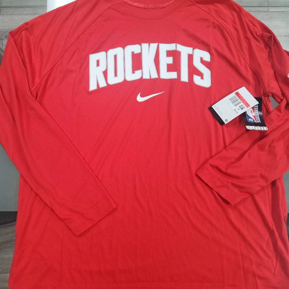 COPY - Nike Houston Rockets Long Sleeve T-shirt Men's Size L